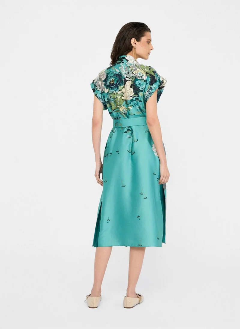 Liu Jo Printed twill shirt dress